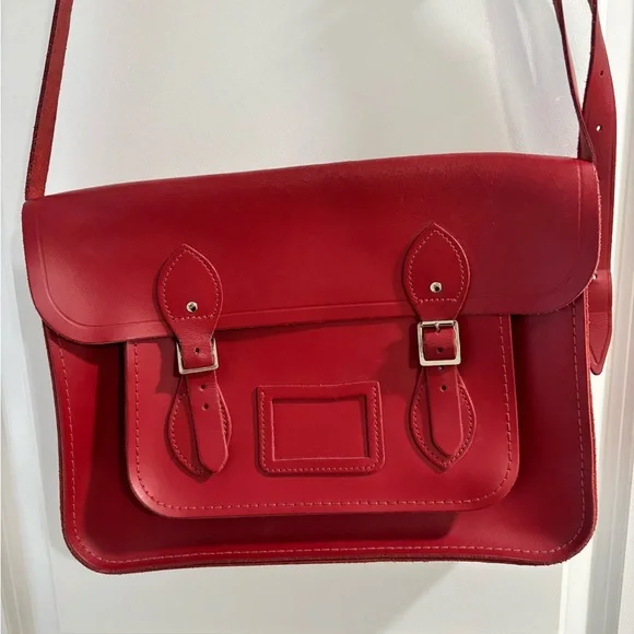 The Cambridge Satchel Company Cherry Red Satchel - Picture 1 of 11